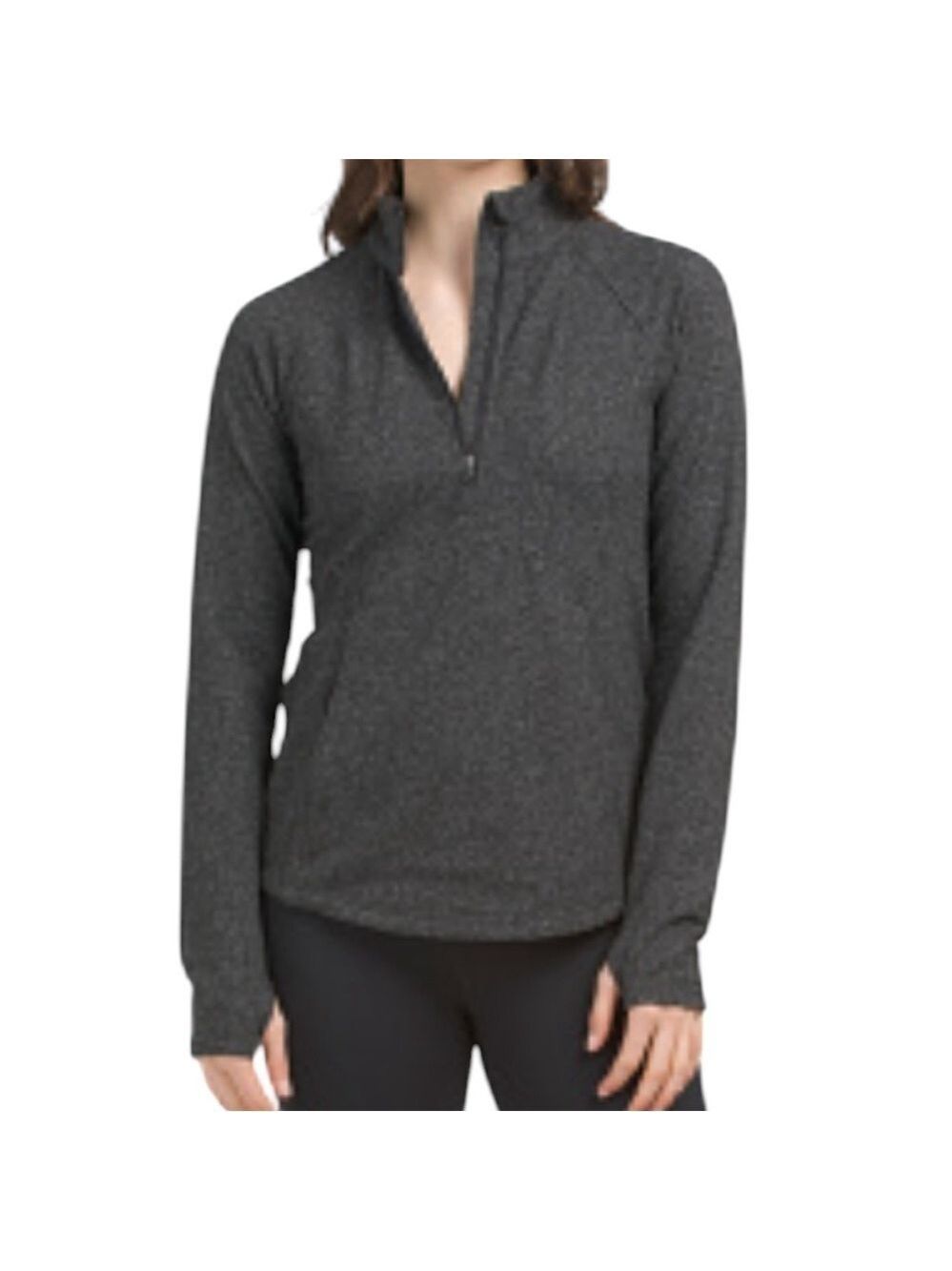 Kyodan Outdoor 1/4 Zip Marled Top Size L